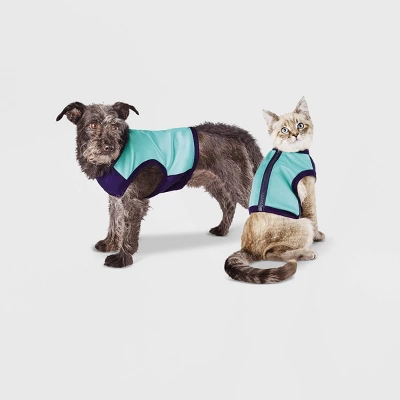 Spacer & Mesh With Zipper Centerback Cooling Dog And Cat Vest - Blue - Boots & Barkley™ 5 Spacer & Mesh With Zipper Centerback Cooling Dog And Cat Vest - Blue - Boots & Barkley™ - Image 5