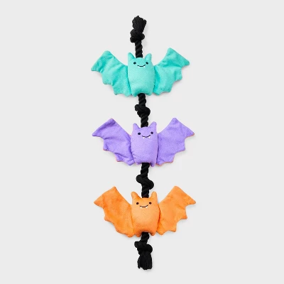 16.77" Bats Dog Rope Toy - Boots & Barkley™ 4 16.77" Bats Dog Rope Toy - Boots & Barkley™ - Image 4