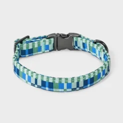 Fashion Geo Check Dog And Cat Collar - Boots & Barkley™