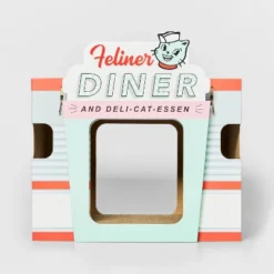 Double Decker Diner Cat And Rabbit Scratch House - Boots & Barkley™