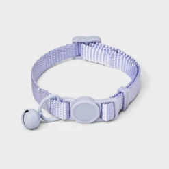 Adjustable Length With Bell Cat Collar - One Size Fits Most - Lilac Purple - Boots & Barkley™ -Boots & Barkley GUEST 0f307379 854f 4db6 b422 aa1c0658db8b