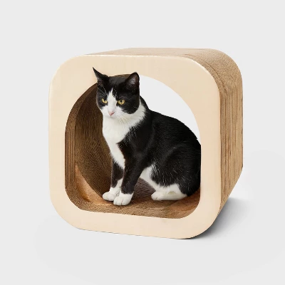 Multipiece Corrugate Cat Scratcher - Assorted Browns - 15" - Boots & Barkley™ 2 Multipiece Corrugate Cat Scratcher - Assorted Browns - 15" - Boots & Barkley™ - Image 2