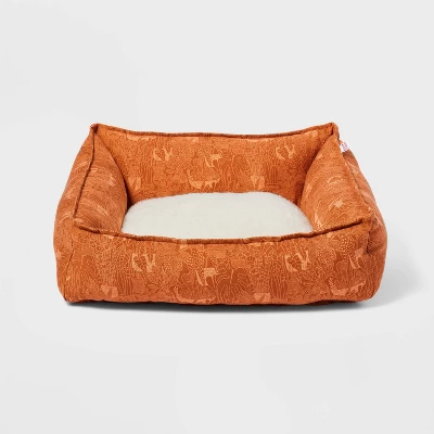 Cuddler Dog Bed - Coral Orange - Boots & Barkley™ 3 Cuddler Dog Bed - Coral Orange - Boots & Barkley™ - Image 3
