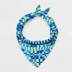 Geo Check Dog Bandana - Boots & Barkley™ One Size Fits Most