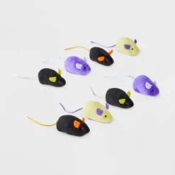 Skitter Mice Cat Plush Toy Set - 8pk - Boots & Barkley™ 5 Skitter Mice Cat Plush Toy Set - 8pk - Boots & Barkley™ -Boots & Barkley GUEST 2eb7873b 513c 4e74 99a5 869fdd8207fa