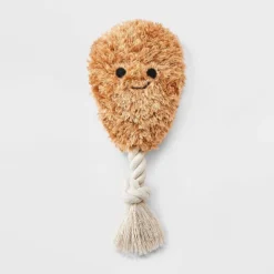 8.5" Chicken Drummie Dog Plush And Rope Toy - Boots & Barkley™ -Boots & Barkley GUEST 3079b44a b39c 458d 99e0 0f3d783e8906