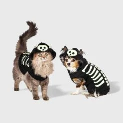 Skeleton Glow Reflective Halloween Hoodie Dog And Cat Costume - Boots & Barkley™ -Boots & Barkley GUEST 3cc06ae7 837f 433d 83e5 11081a82dcd0