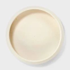 16 Fl Oz Ceramic Cat Bowl - Boots & Barkley™ Cream