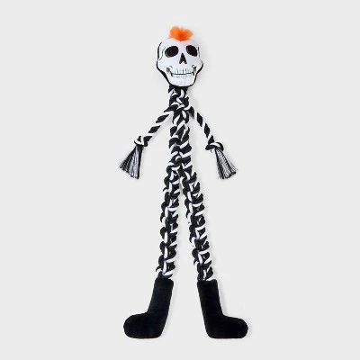 23" Skeleton Dog Rope Plush Toy - Boots & Barkley™ 3 23" Skeleton Dog Rope Plush Toy - Boots & Barkley™ - Image 3