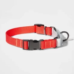 Martingale With Buckle Dog Collar - Tomato/Silver - Boots & Barkley™ -Boots & Barkley GUEST 4567fb6c 125e 4ad1 ac67 35ed3151e0d8