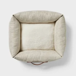 Neutral 4-Sided Bolster Dog Bed - Boots & Barkley™ - Cream