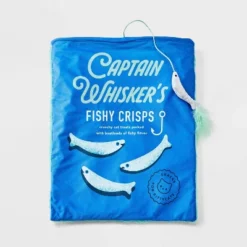 Captain Whiskers Fish Crisps Crinkle Bag Cat Plush Toy - Boots & Barkley™ 5 Captain Whiskers Fish Crisps Crinkle Bag Cat Plush Toy - Boots & Barkley™ -Boots & Barkley GUEST 52381472 39f0 4b97 8019 38b36bd1e0e7