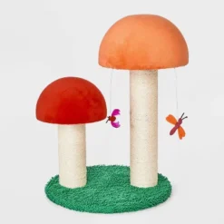 Knock Down Post Novelty Double Toadstool Cat Scratcher - 19" - Boots & Barkley™ -Boots & Barkley GUEST 5a53c6a5 a62c 4662 b444 6630f5d352a5