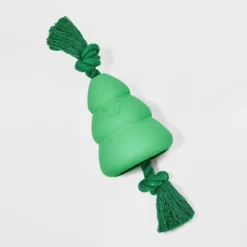 3.25" Rubber Christmas Tree Dog Rope Plush Toy - Boots & Barkley™ 5 3.25" Rubber Christmas Tree Dog Rope Plush Toy - Boots & Barkley™ -Boots & Barkley GUEST 5cbd6117 6ba6 41e1 9262 a84e486c8c9e