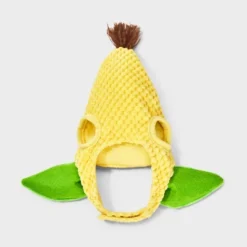 Corn Cat Headpiece Costume - Boots & Barkley™ Yellow One Size Fits Most