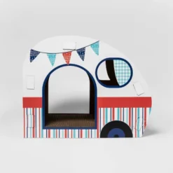 Americana Camper Cat Scratch House - Boots & Barkley™