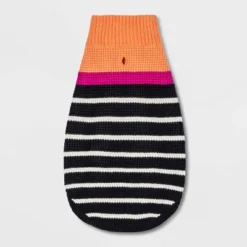 Holiday Dog And Cat Striped Sweater - XL - Boots & Barkley™