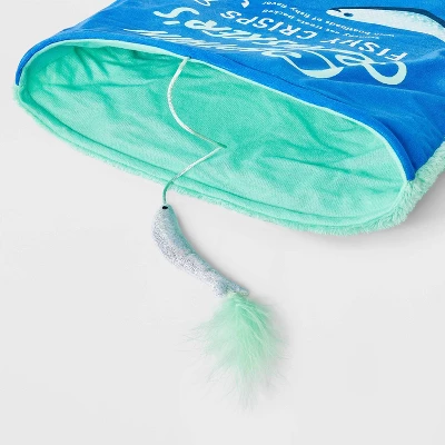 Captain Whiskers Fish Crisps Crinkle Bag Cat Plush Toy - Boots & Barkley™ 2 Captain Whiskers Fish Crisps Crinkle Bag Cat Plush Toy - Boots & Barkley™ - Image 2