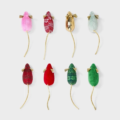 Skitter Mice Cat Plush Toy Set - 8pcs - Boots & Barkley™ 2 Skitter Mice Cat Plush Toy Set - 8pcs - Boots & Barkley™ - Image 2