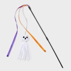 17.5" Ghost Cat Wand Teaser Toy - Boots & Barkley™ -Boots & Barkley GUEST 8cbd2e36 a35a 4ec9 a5af 31910bceac7a