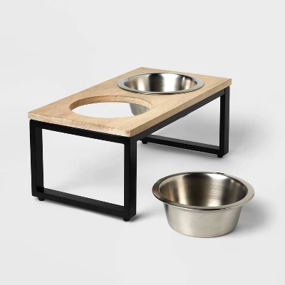 Collapsible Elevated Feeder Double Cat & Dog Bowl - Boots & Barkley™ 2 Collapsible Elevated Feeder Double Cat & Dog Bowl - Boots & Barkley™ - Image 2