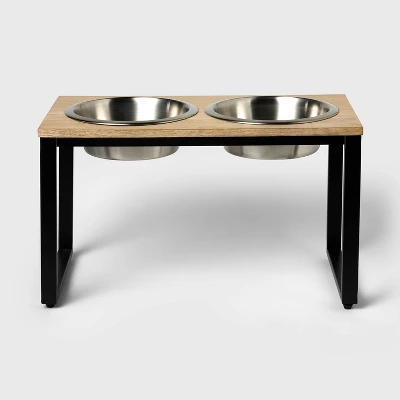 Collapsible Elevated Feeder Double Cat & Dog Bowl - Boots & Barkley™ 4 Collapsible Elevated Feeder Double Cat & Dog Bowl - Boots & Barkley™ - Image 4