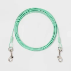 Lightweight Cable Tie-Out For Dogs - 25lbs - 20ft - Boots & Barkley™ -Boots & Barkley GUEST 93b70051 dee3 4950 a82d b3ef1b92750f