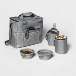 On The Go Pet Travel Bag - Gray - Boots & Barkley™