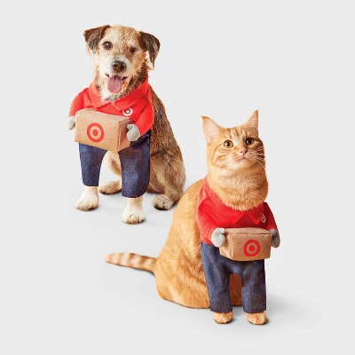 Target Team Member Jeans Dog And Cat Frontal Costume - Boots & Barkley™ Red 6 Target Team Member Jeans Dog And Cat Frontal Costume - Boots & Barkley™ Red - Image 6
