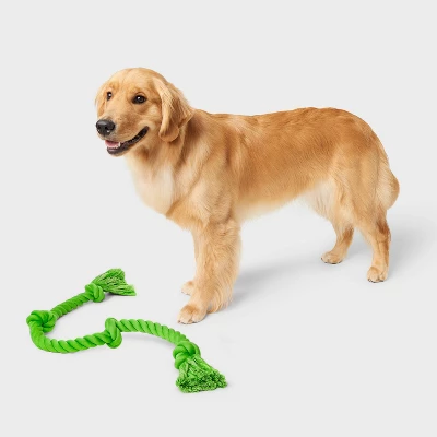36" Rope Dog Toy - Boots & Barkley™ Green 1 36" Rope Dog Toy - Boots & Barkley™ Green