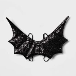 Glitter Wings Halloween Cat Costume Black - Boots & Barkley™