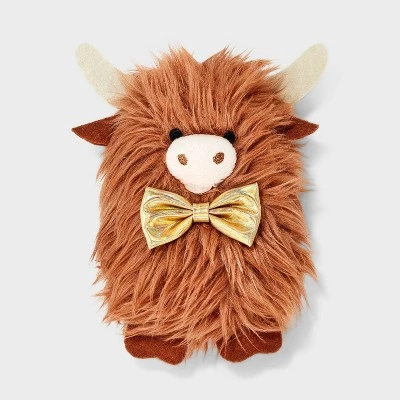 Highland Cow Cat Plush Toy - Boots & Barkley™ 3 Highland Cow Cat Plush Toy - Boots & Barkley™ - Image 3