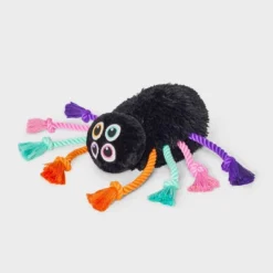 14.5" Giant Spider Dog Rope Plush Toy - Boots & Barkley™ -Boots & Barkley GUEST b25f881a aec2 4d83 9460 8d23f58b161e