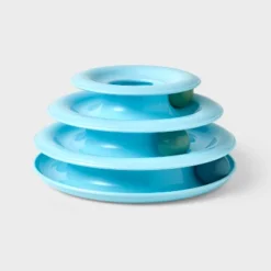 3 Layer Trackball Interactive Cat Toy - Boots & Barkley™ - Blue -Boots & Barkley GUEST c027ce3f b502 4756 a90f 1dfeb98e6dc0