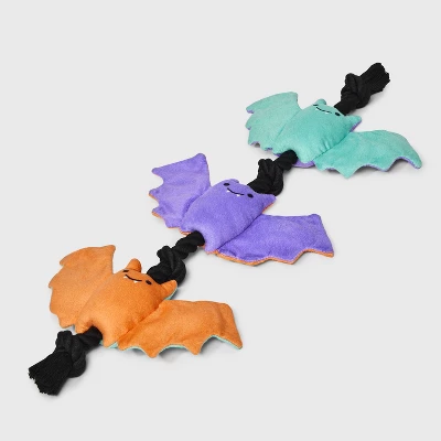 16.77" Bats Dog Rope Toy - Boots & Barkley™ 2 16.77" Bats Dog Rope Toy - Boots & Barkley™ - Image 2