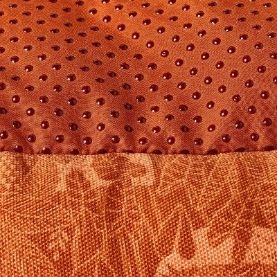 Cuddler Dog Bed - Coral Orange - Boots & Barkley™ 2 Cuddler Dog Bed - Coral Orange - Boots & Barkley™ - Image 2