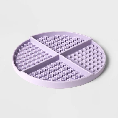 Slow Lick Feed Soother Dog Feeding Mat - Purple - Boots & Barkley™ 3 Slow Lick Feed Soother Dog Feeding Mat - Purple - Boots & Barkley™ - Image 3