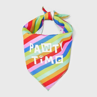 Birthday Reversible Dog Bandana - Boots & Barkley™ White One Size Fits Most 1 Birthday Reversible Dog Bandana - Boots & Barkley™ White One Size Fits Most