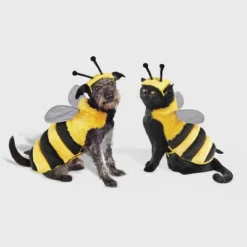 Bee With Reflective Wings Full Body Halloween Dog And Cat Costume - Boots & Barkley™ -Boots & Barkley GUEST cc45486f 4f12 4837 9e0d 73f9c9d556f0