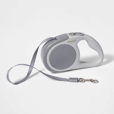 Reflective Retractable Dog Leash - Gray - Boots & Barkley™ 4 Reflective Retractable Dog Leash - Gray - Boots & Barkley™ - Image 4