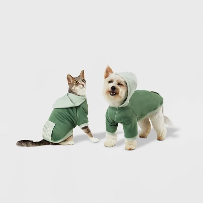 Lightweight Printed Pocket Dog Hoodie - Green - Boots & Barkley™ 5 Lightweight Printed Pocket Dog Hoodie - Green - Boots & Barkley™ - Image 5