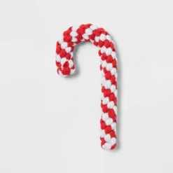 Candy Cane With Rope Dog Toy - Boots & Barkley™ -Boots & Barkley GUEST d87f99ef a7c3 4b3f 9d0b b6be5c41695b