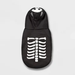 Skeleton Glow Reflective Halloween Hoodie Dog And Cat Costume - Boots & Barkley™