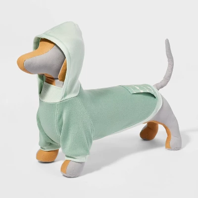 Lightweight Printed Pocket Dog Hoodie - Green - Boots & Barkley™ 4 Lightweight Printed Pocket Dog Hoodie - Green - Boots & Barkley™ - Image 4