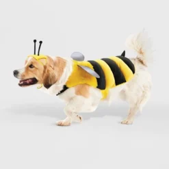 Bee With Reflective Wings Full Body Halloween Dog And Cat Costume - Boots & Barkley™ -Boots & Barkley GUEST e0754596 38bb 4803 bbd6 750a28769a12