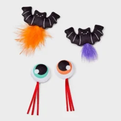 Eyeball Cat Plush Toy Set - 4pk - Boots & Barkley™ -Boots & Barkley GUEST e467f5ba 72f7 44e1 a6e3 24e0eca1500e