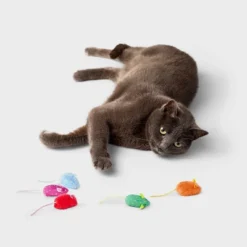 Mouse Skitter Critters Cat Plush Toy Set - 5pc - Boots & Barkley™