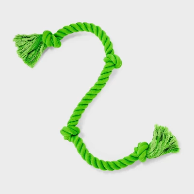 36" Rope Dog Toy - Boots & Barkley™ Green 4 36" Rope Dog Toy - Boots & Barkley™ Green - Image 4