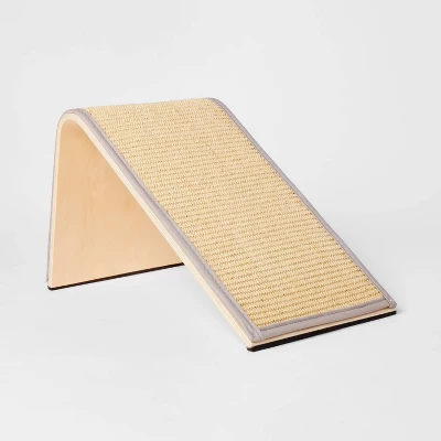 Cat Scratcher Ramp - Tan - 17" - Boots & Barkley™ 3 Cat Scratcher Ramp - Tan - 17" - Boots & Barkley™ - Image 3